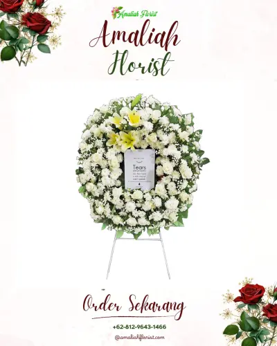 Krans Bunga Duka Cita cikeusik